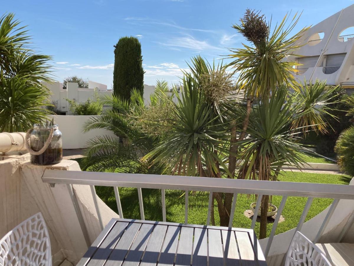 Ancre Bleue***, 1Ere Ligne Plage, Piscine, Clim. La Grande Motte Exterior foto