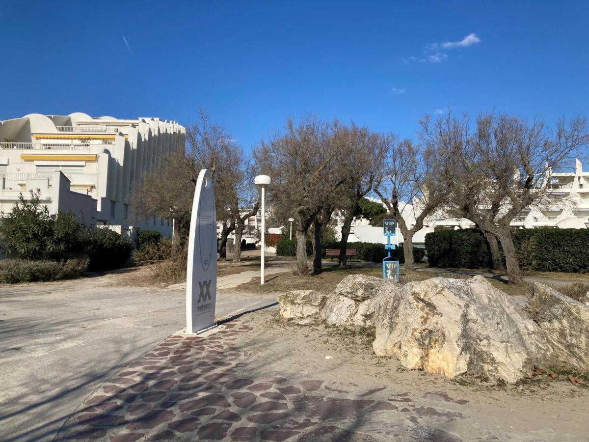 Ancre Bleue***, 1Ere Ligne Plage, Piscine, Clim. La Grande Motte Exterior foto